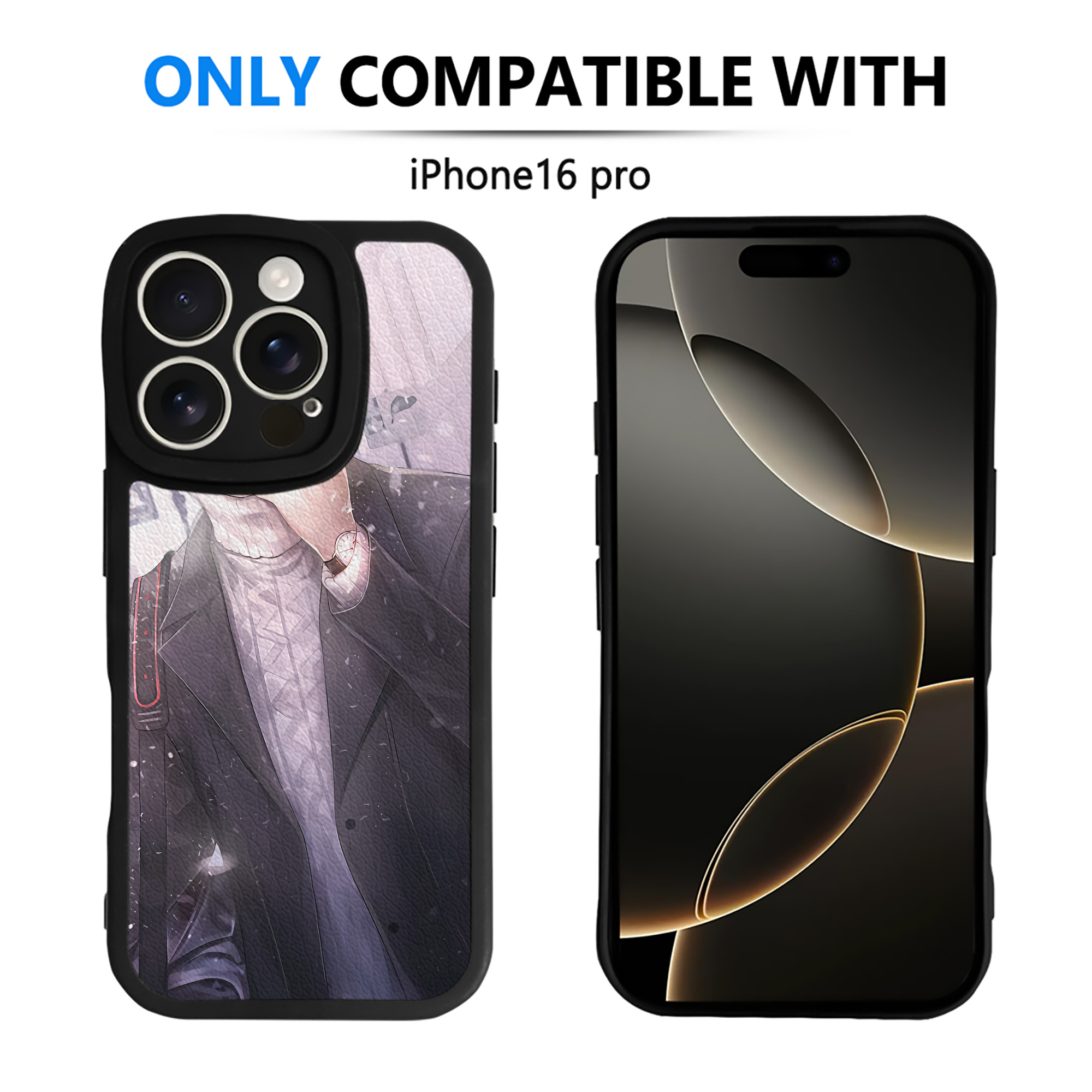 （画像用） ハイキュー!! Haikyu!! 【iPhone 16シリーズ対応】シリコンスマホケース（レザー調） 材質：シリコン